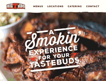 Tablet Screenshot of bigtsbbq.com